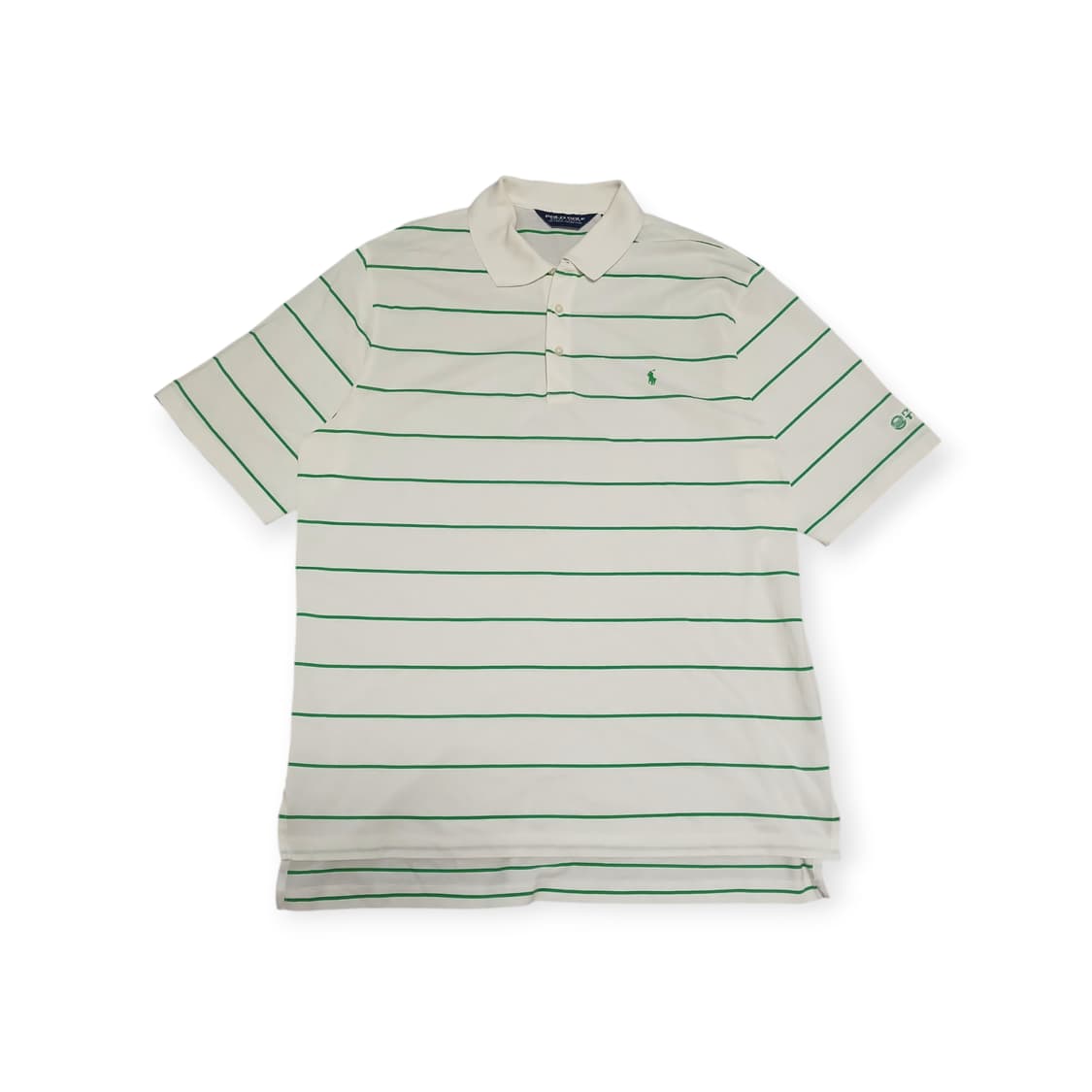 폴로 골프 화이트 스트라이프 반팔티셔츠  상품이미지1