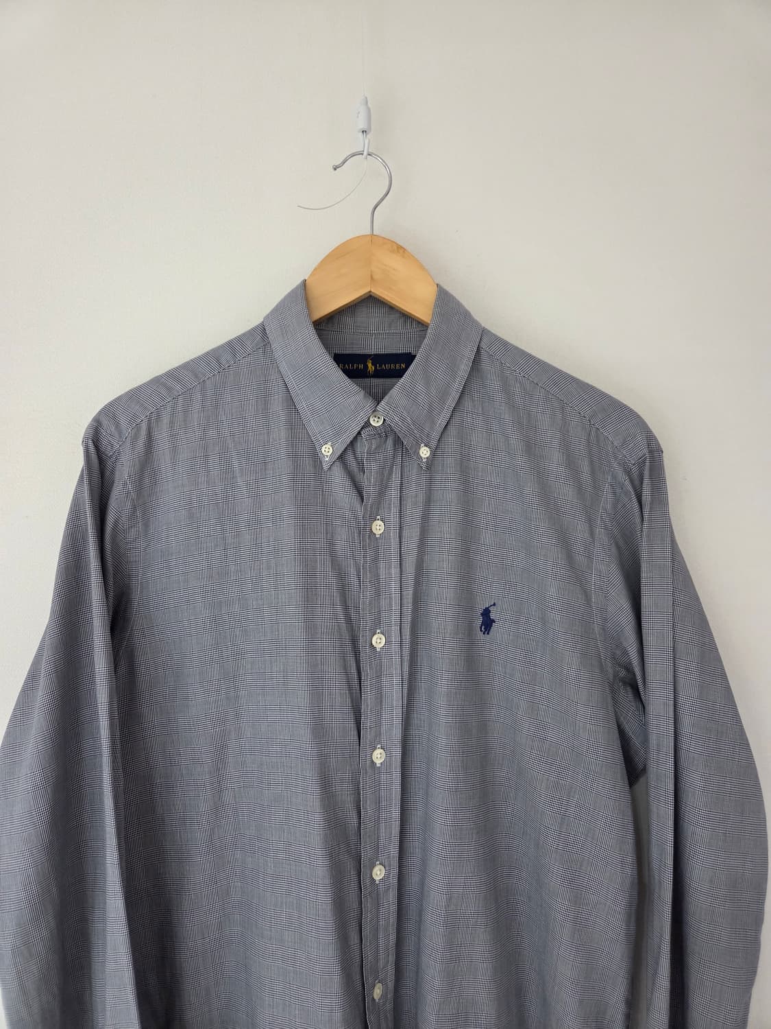 폴로랄프로렌 그레이 잔체크 셔츠(105사이즈) 상품이미지1