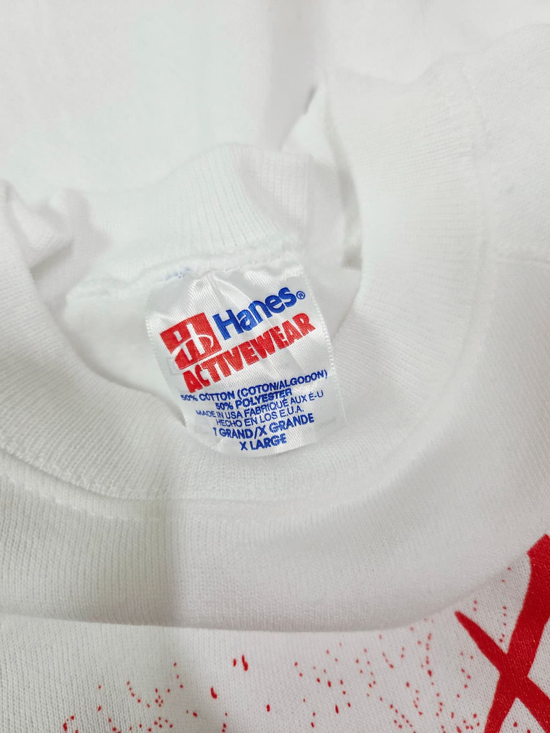 헤인즈 90s 화이트 블랙캣 맨투맨 상품이미지6