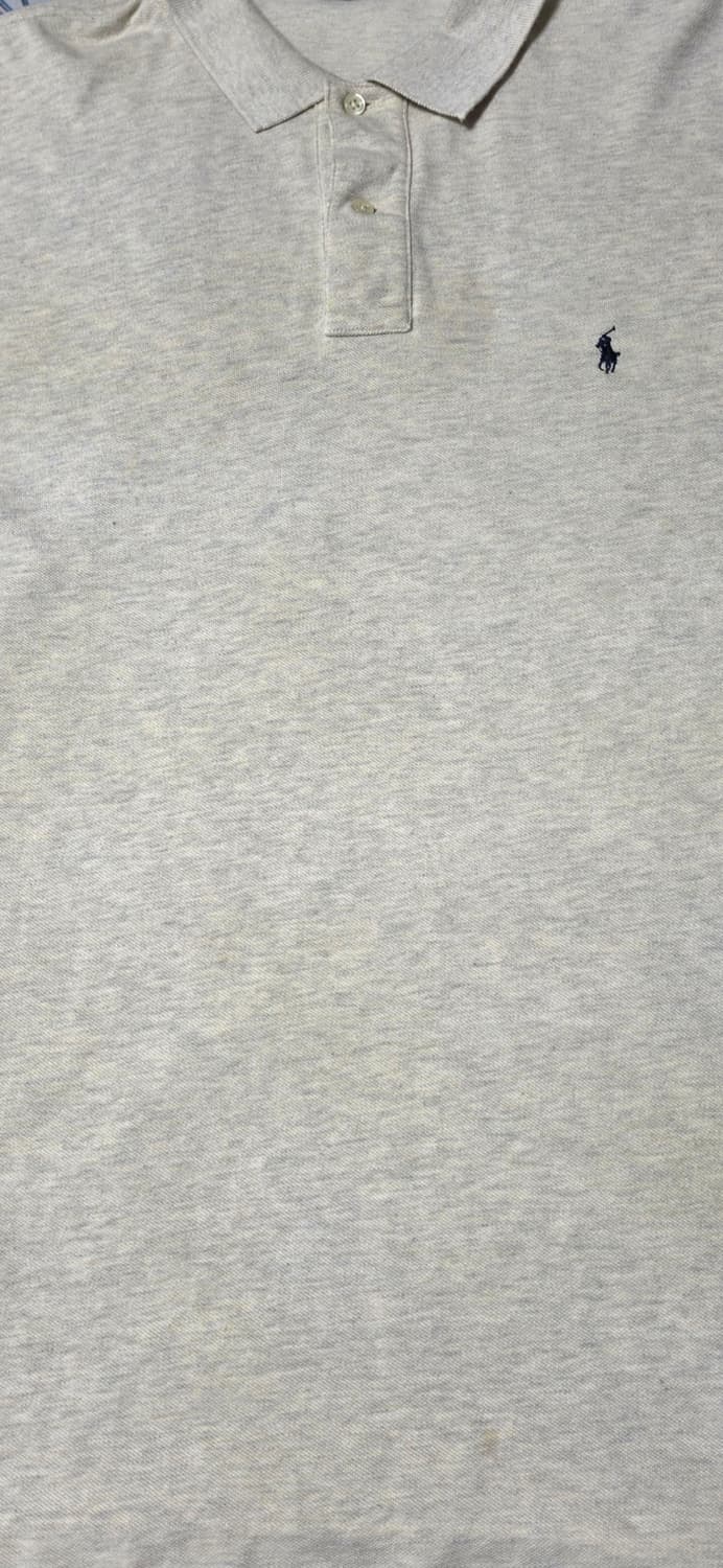 폴로 랄프로렌 베이지 긴팔 카라티 XL 상품이미지5