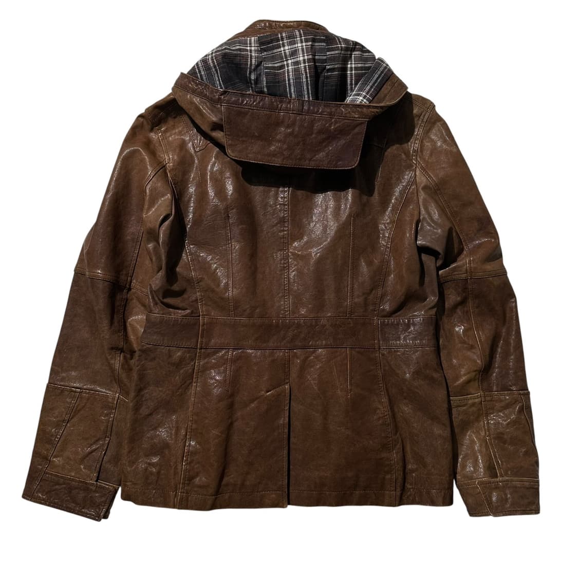 인터메조 램스킨 레더 유틸리티 후드 필드 자켓 상품이미지3