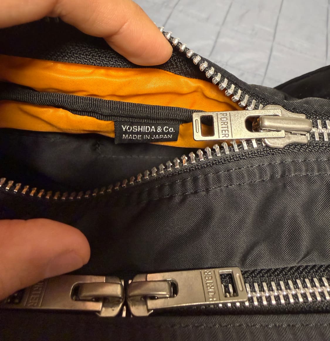 요시다 포터 탱커 숄더백 라지 블랙 상품이미지7