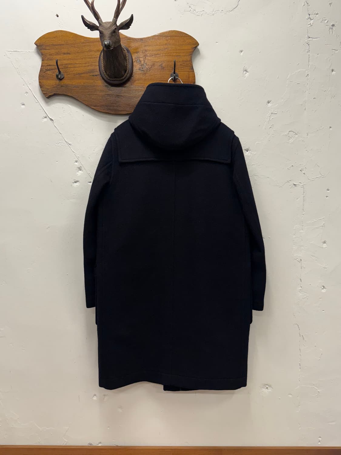 L) J.Press Wool Duffle Coat Navy 상품이미지6