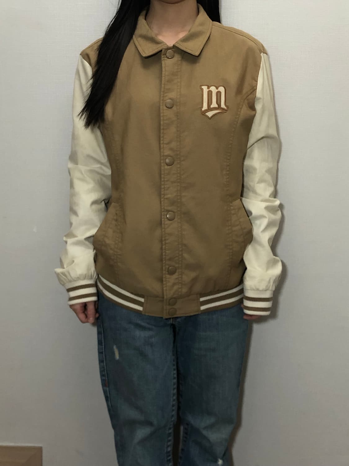 빈티지 mlb 브라운 스타디움 자켓 상품이미지4
