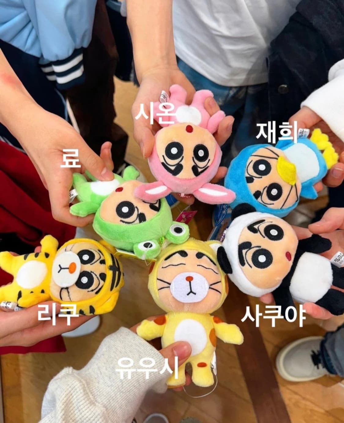 엔시티 위시 유우시 크레용신짱 마스코트 짱구키링 상품이미지2