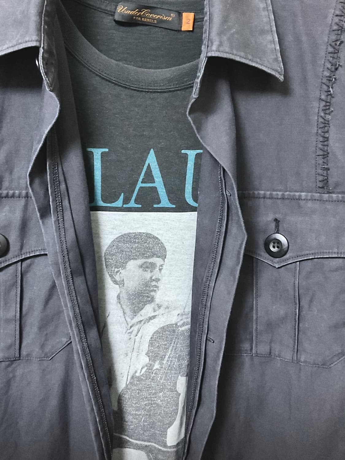 언더커버 컷팅 셔츠 상품이미지2