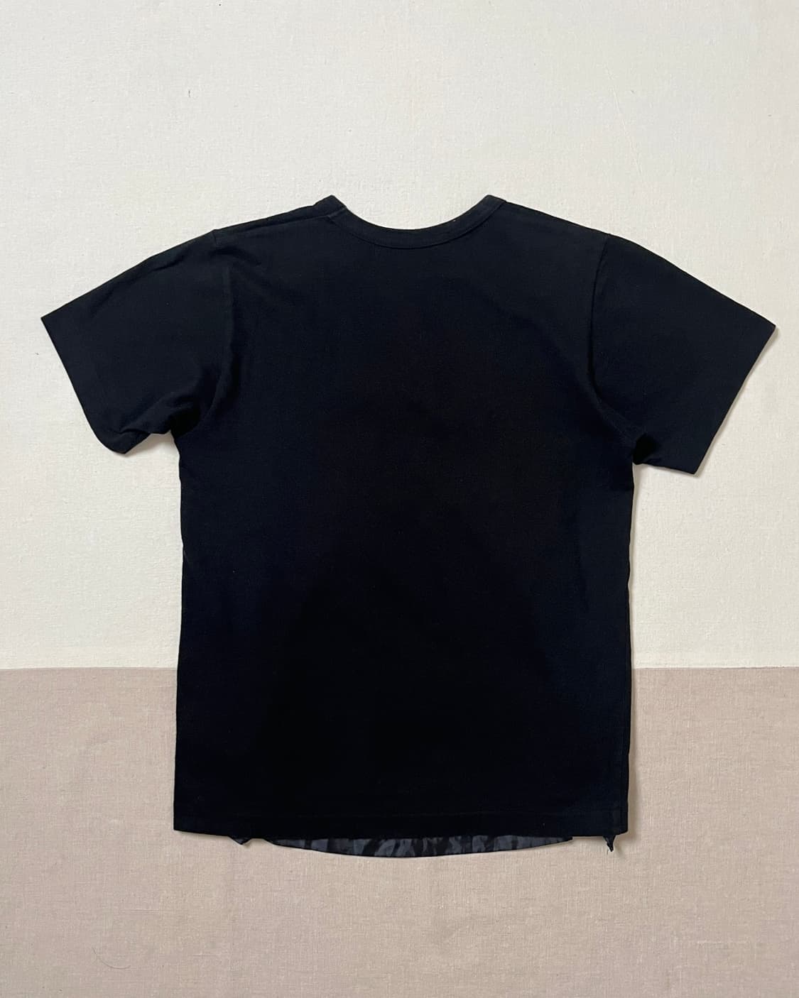 꼼데가르송 큐프라 패치 레이어드 티셔츠 comme des garcons 상품이미지2