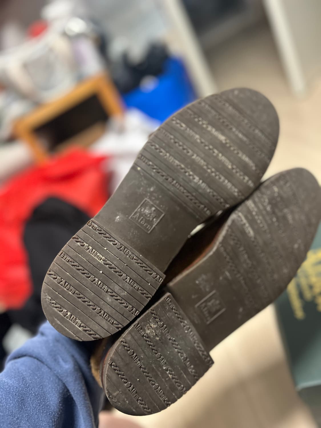 알든 6221L Suede unlined Snuff 8D 5회착 판매 상품이미지8