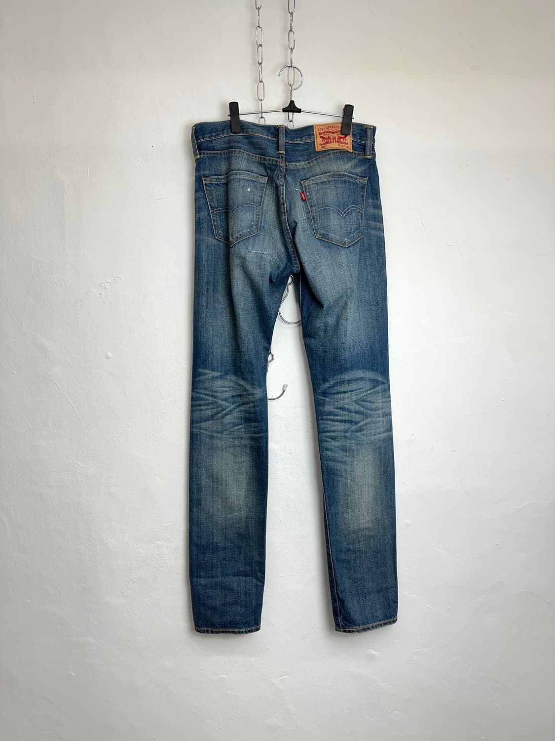 Levi’s 508 Distressed Slim Straight Deni 상품이미지7