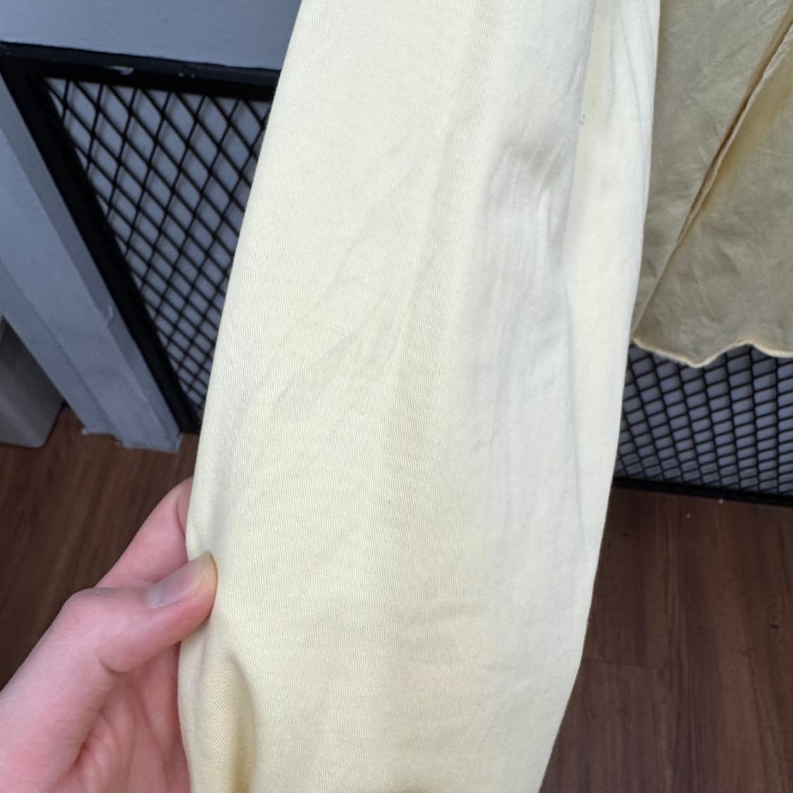 폴로 랄프로렌 솔리드 긴팔 셔츠 블랙 포니 포인트 옐로우 상품이미지8