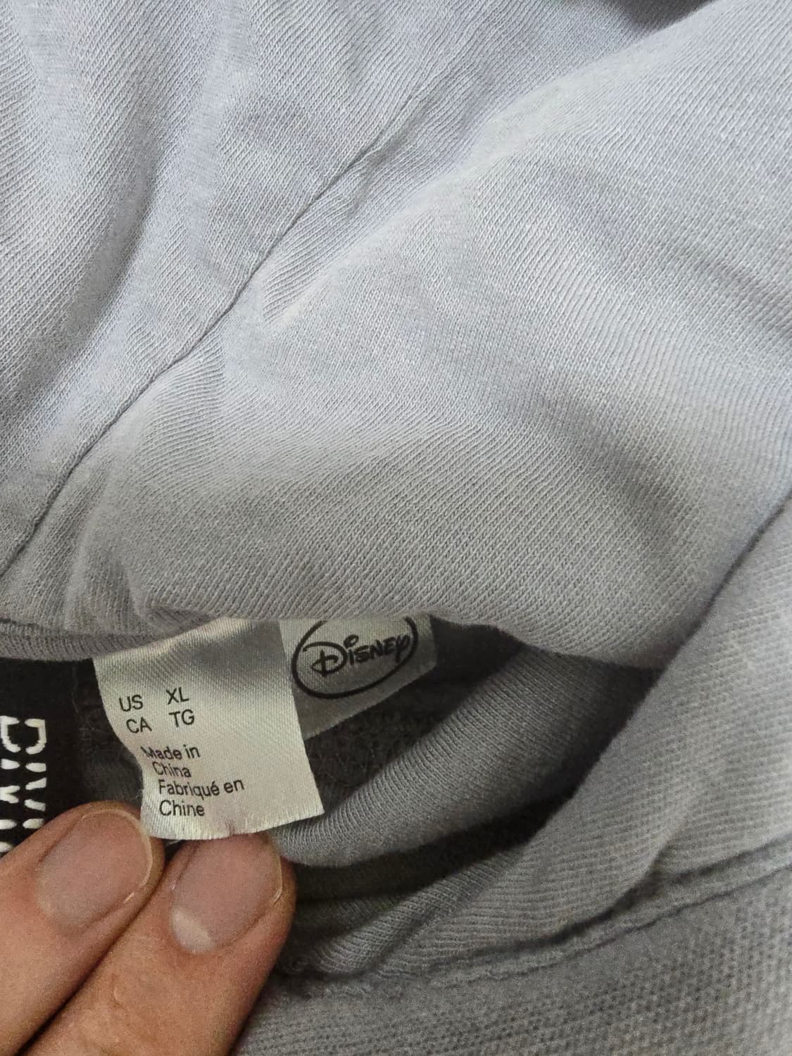 디즈니 아리스토캣 회색 후드티 XL 상품이미지3