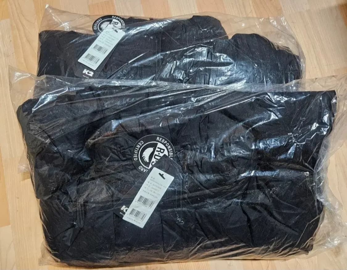 (새제품)K2 씬에어 롱패딩 구스다운 남성 블랙 110 상품이미지10