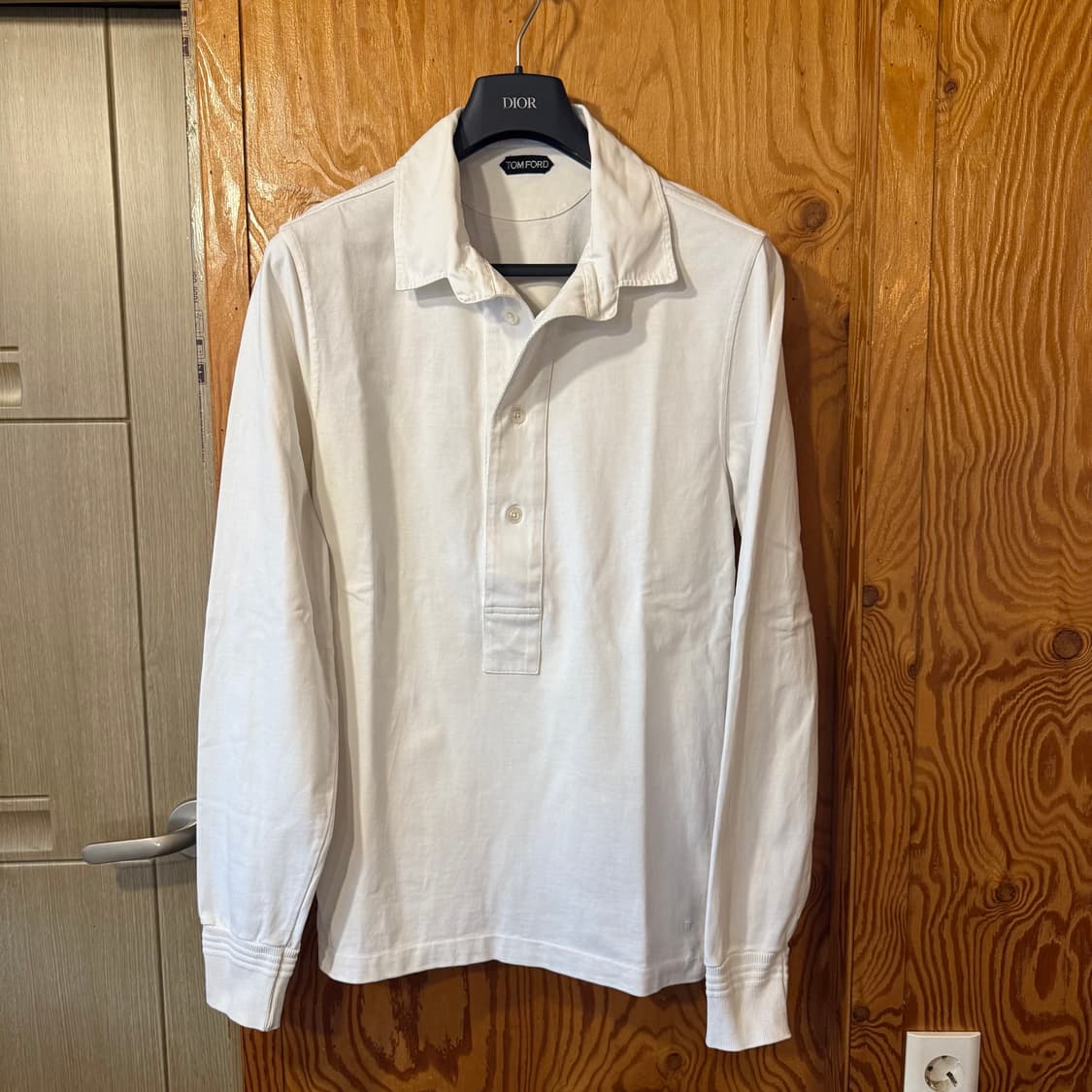 톰포드 긴팔 피케 셔츠 상품이미지1