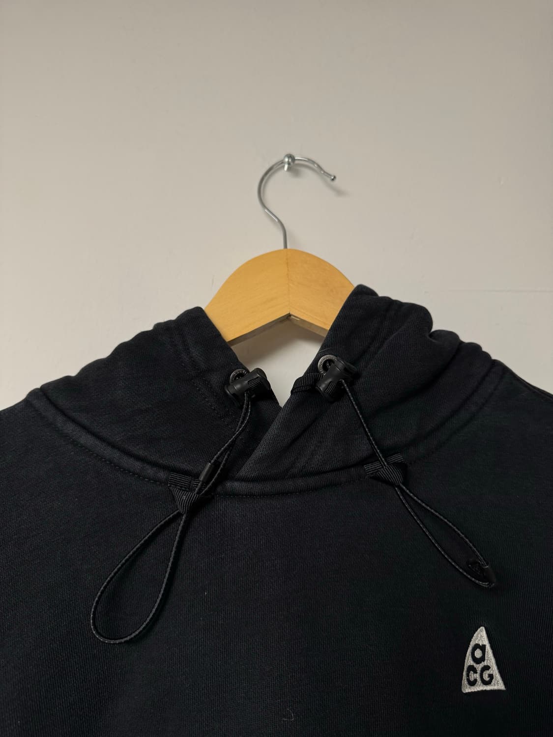 나이키 acg 로고 풀오버 기모 후드티 블랙 M 상품이미지5