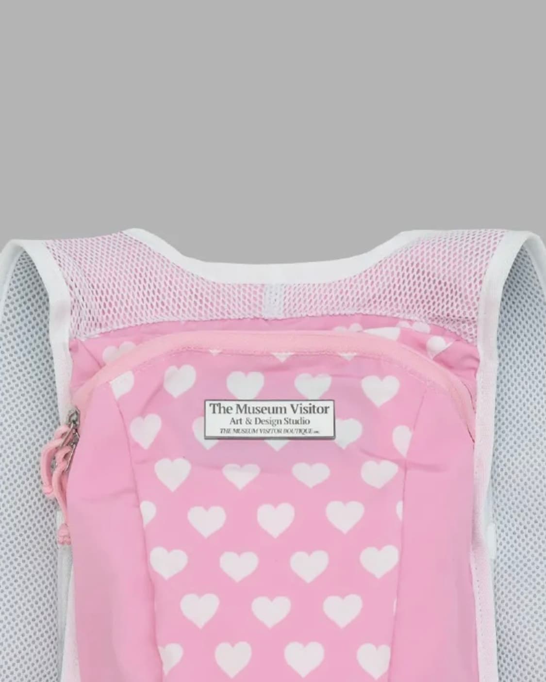 더뮤지엄비지터 메쉬 하트 백팩 핑크 새상품 상품이미지4