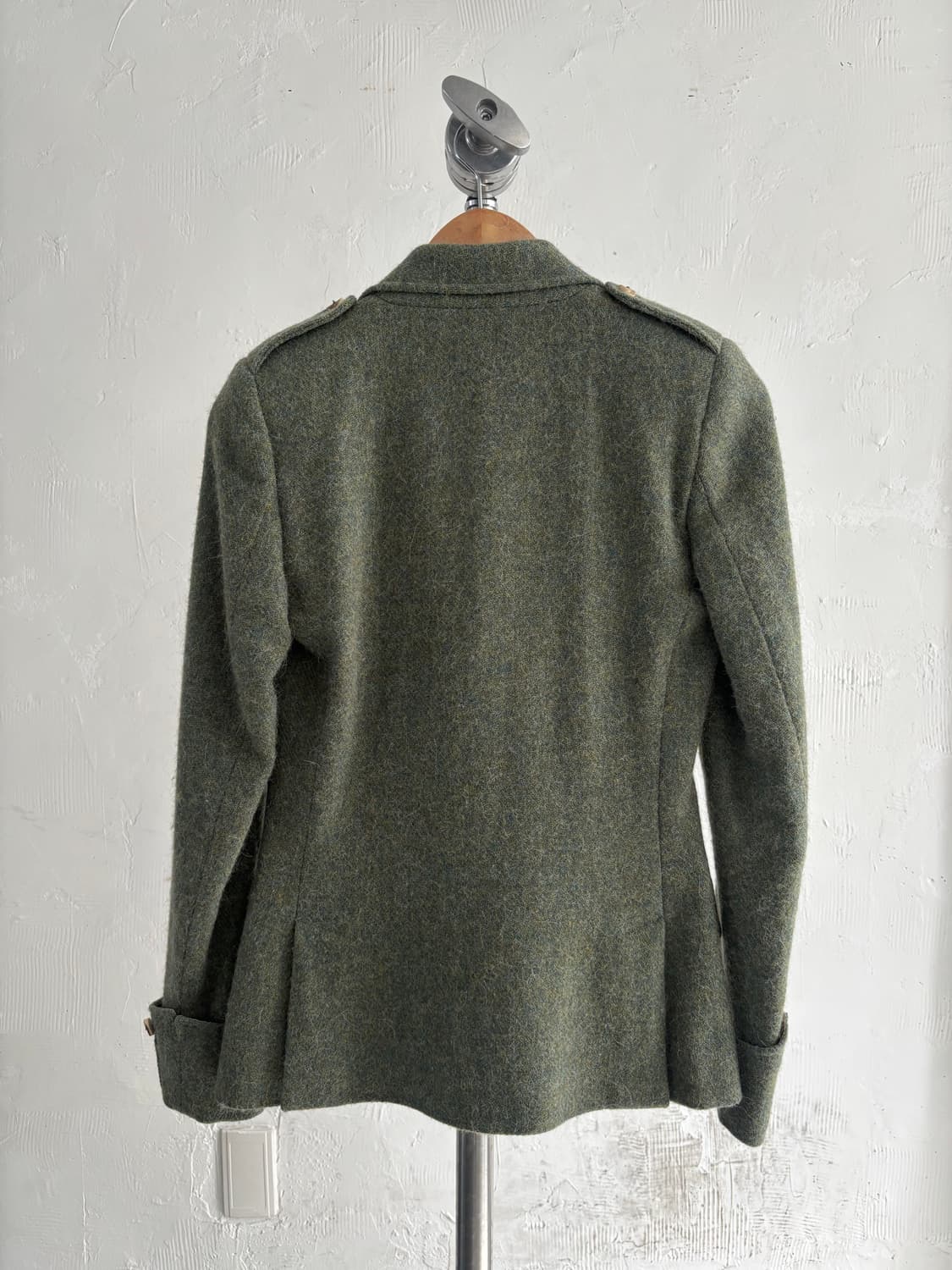 Polo 폴로 알파카 우드 버튼 블레이저 자켓 상품이미지7