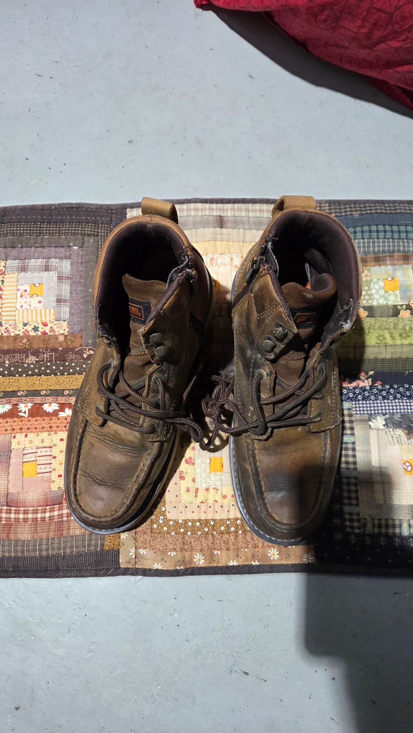 할리데이비슨 브라운색 웨지솔 워커  상품이미지3