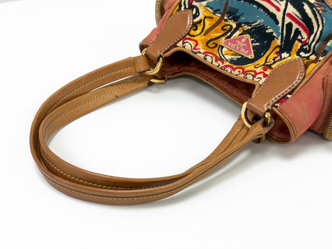 프라다 베네치아 캔버스 & 레더 미니백 상품이미지6