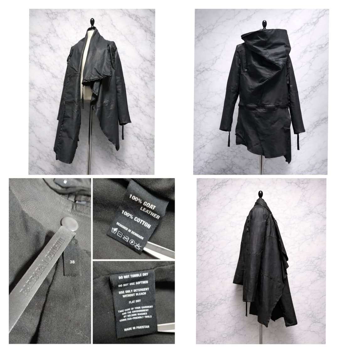 바바라 이 공기니 고트스킨 자켓 / 언발란스 / 아방가르드 / 38 상품이미지1