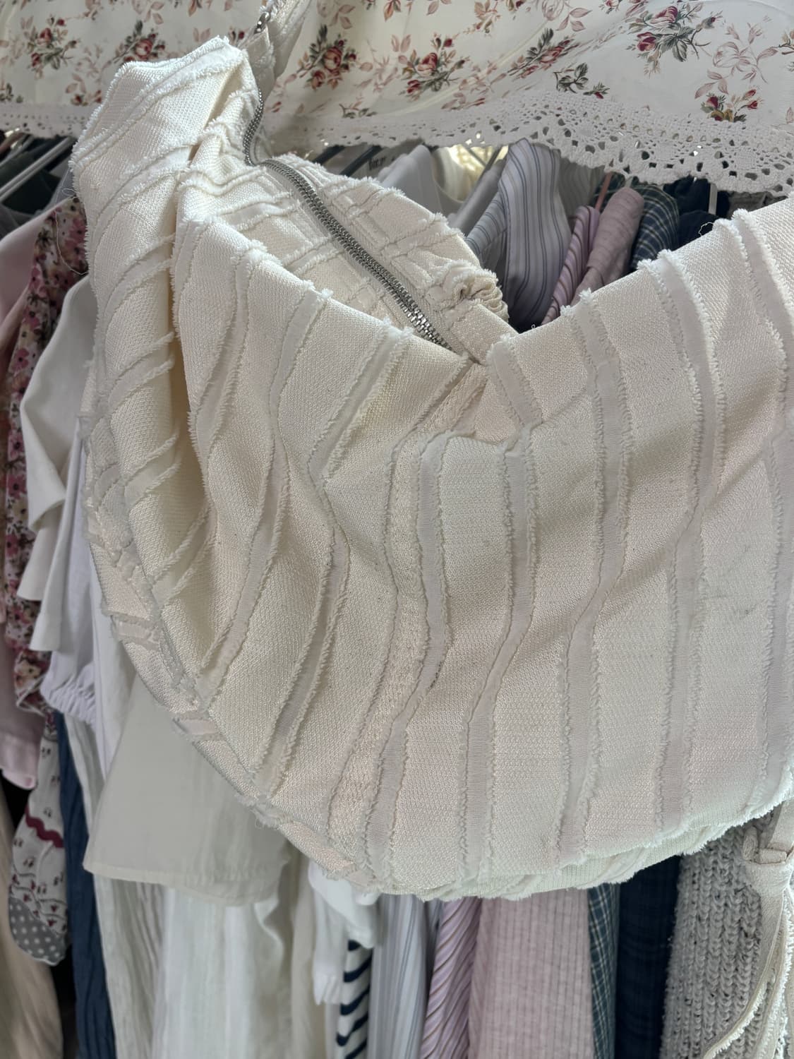 페넥 호보백 프린지 아이보리 상품이미지3