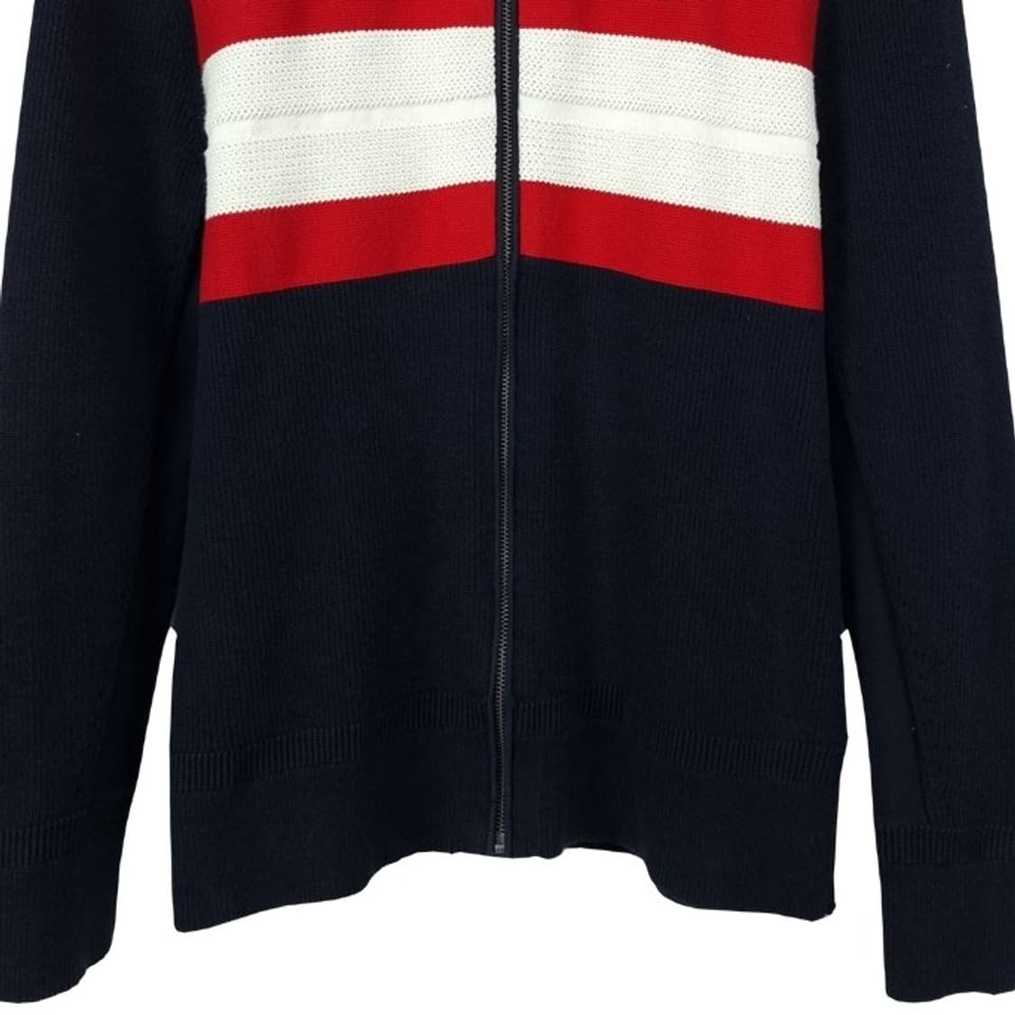 [타미힐피거] 스몰 로고 자수 니트 집업 가디건 M19499 상품이미지5