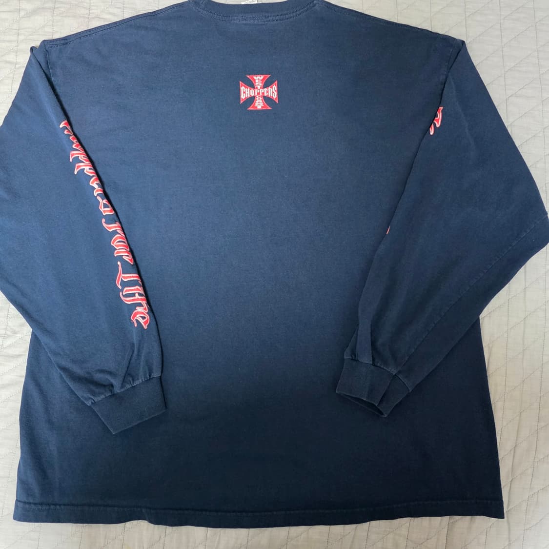 [3XL] 빈티지 WCC 웨스트 코스트 차퍼스 폰트 롱슬리브 네이비 상품이미지6