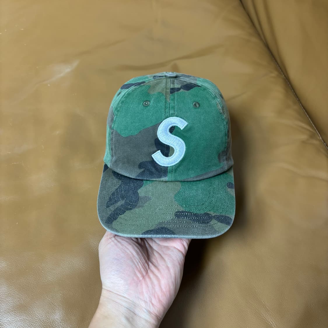 Supreme 슈프림 20ss 피그먼트 카모 S로고 6패널 볼캡 모자 상품이미지2