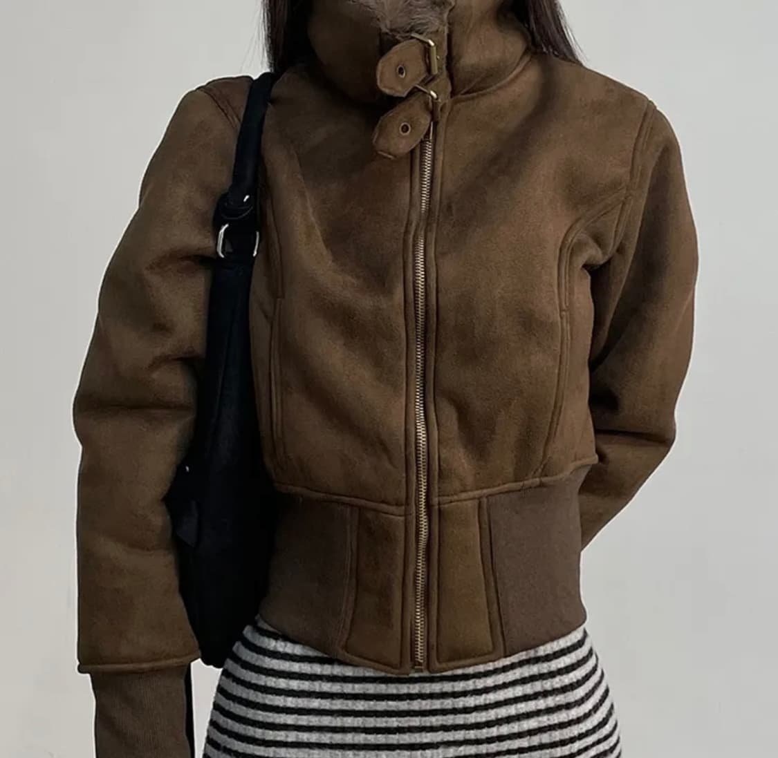 퍼 스웨이드 무스탕 상품이미지1