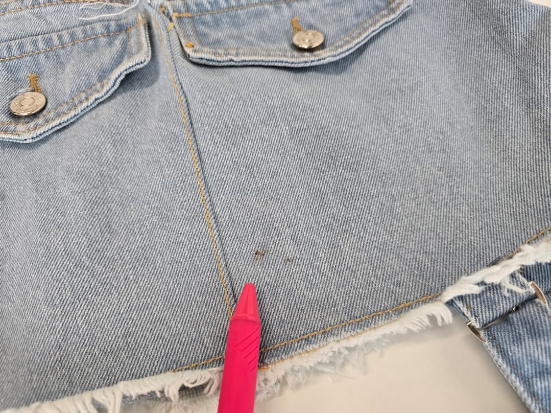 크랭크 CRANK 레이어드 데님 스커트 팬츠 S 상품이미지10