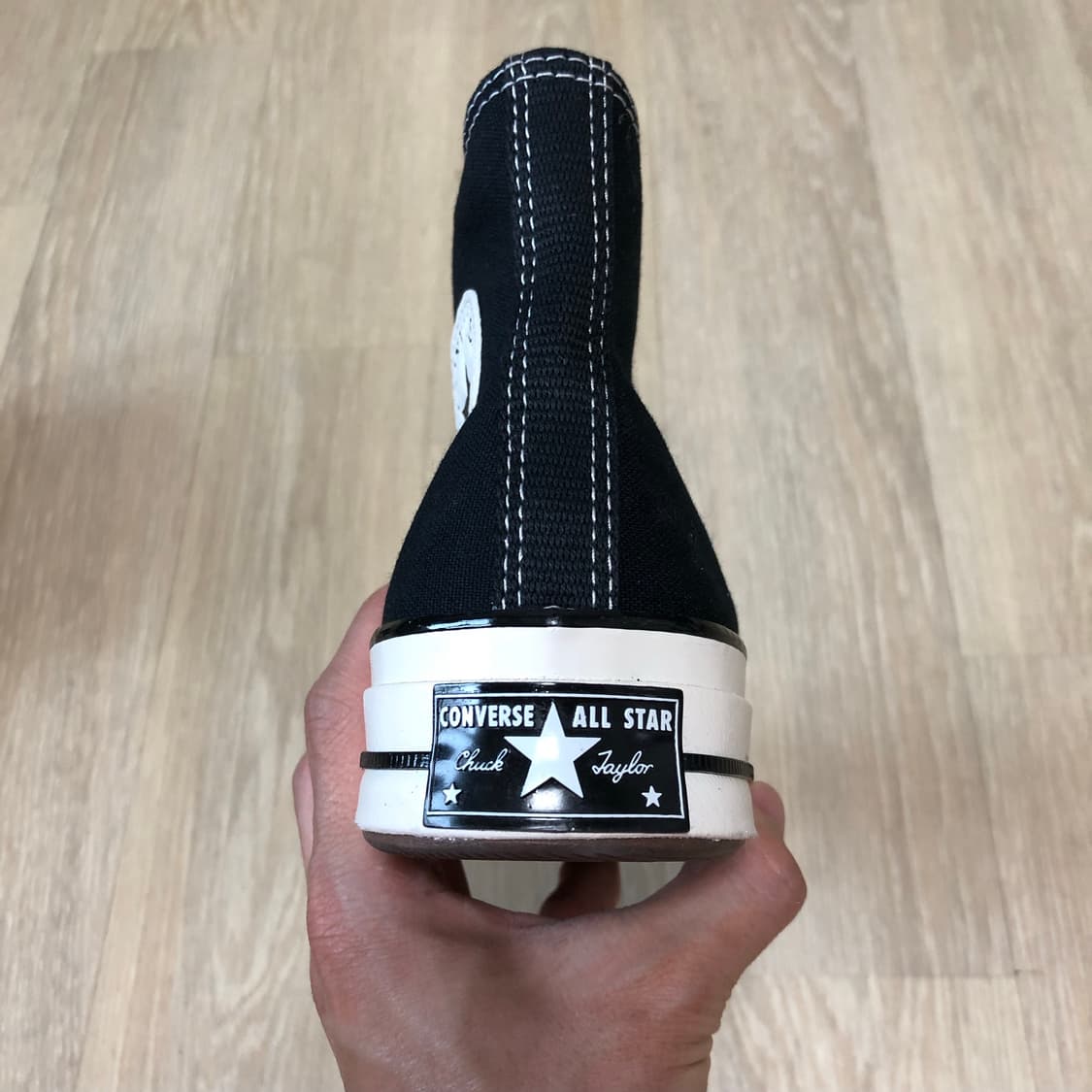 (240) 새상품 컨버스 CONVERSE 척 70 하이 블랙 레드 프레임 상품이미지9