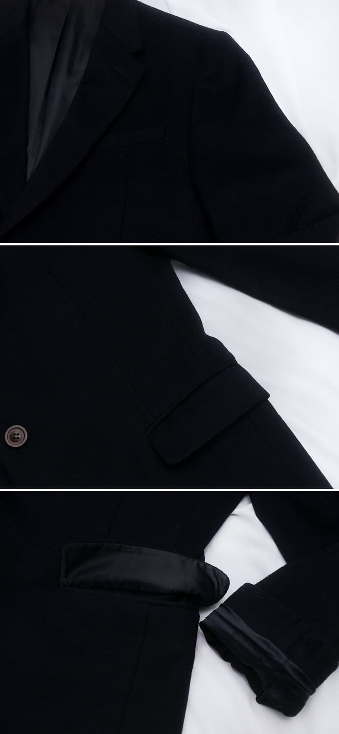 킨록 울.캐시미어 클래식 싱글 체스터 코트 자켓 (95-100) 상품이미지8