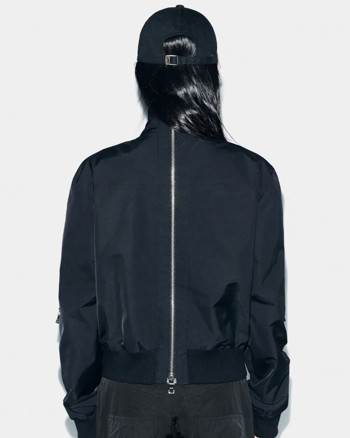 YEEL 와이이이엘 멀티 지퍼 하이넥 점퍼 블랙 상품이미지2