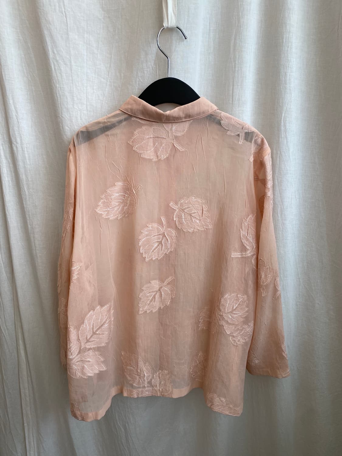 코랄 시스루 블라우스(F) 상품이미지2