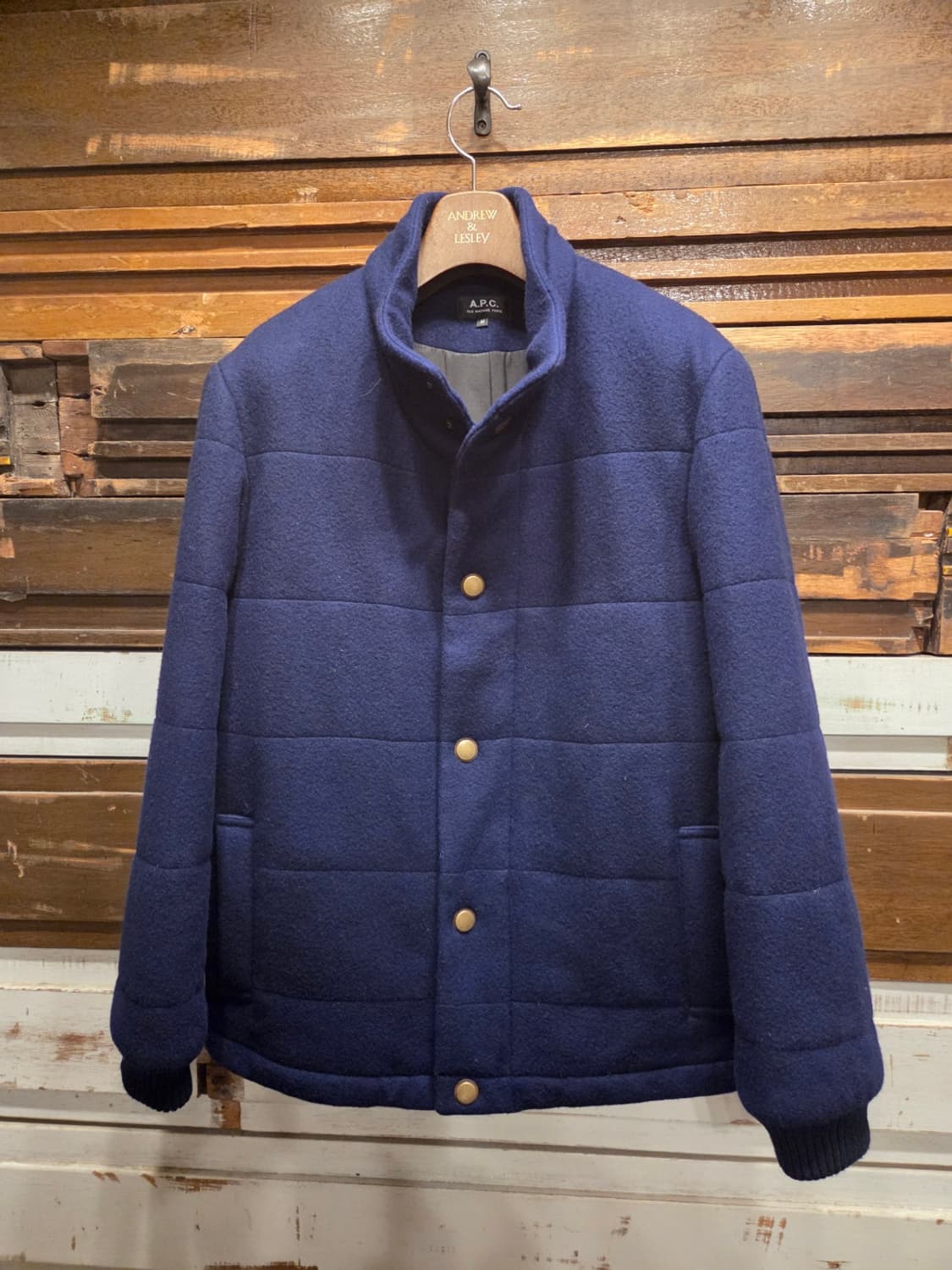 아페세 플란넬 블루종 상품이미지1