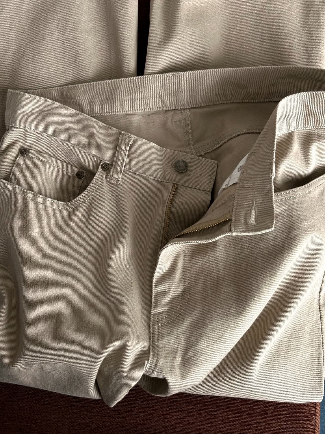 Cotton 5pkt wide straight pants 상품이미지9