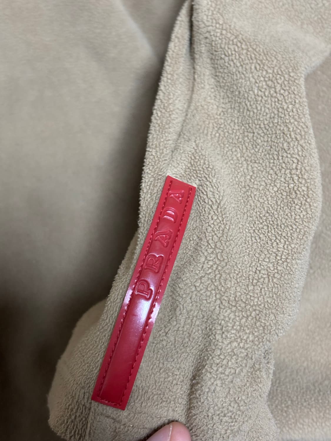 프라다 스포츠 후리스 반집업 상품이미지2