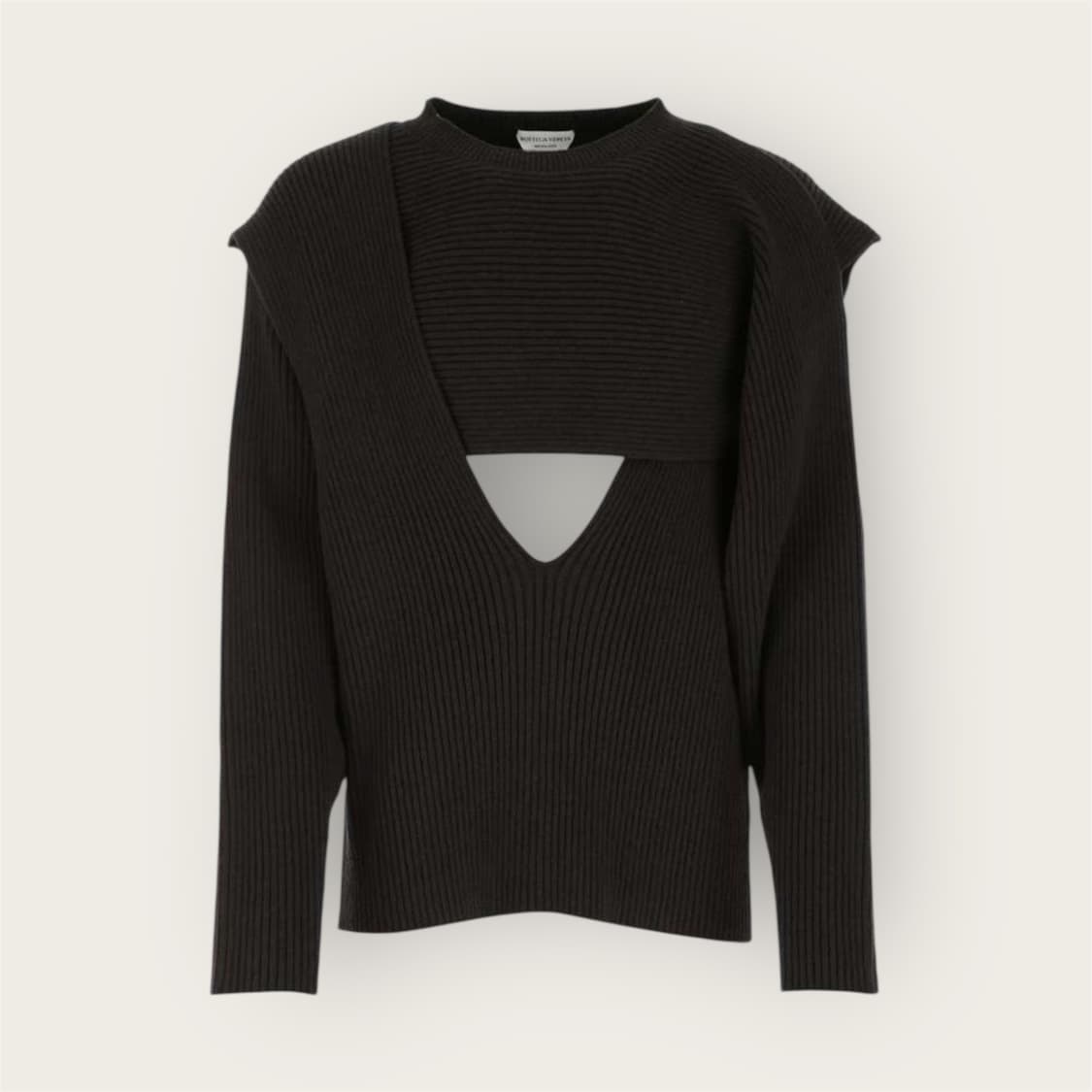 100~105/ 보테가베네타 컷아웃 인트레치아토 리브 니트 상품이미지1