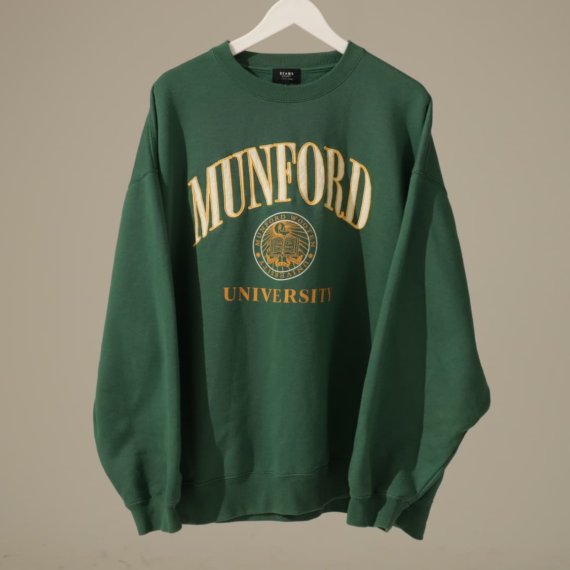 빔즈 하트 MUNFORD 로고 기모 스웻 상품이미지2