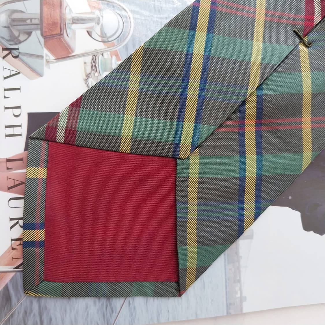 폴로 랄프로렌 넥타이 그린 9.2cm A+등급 K2604 상품이미지7