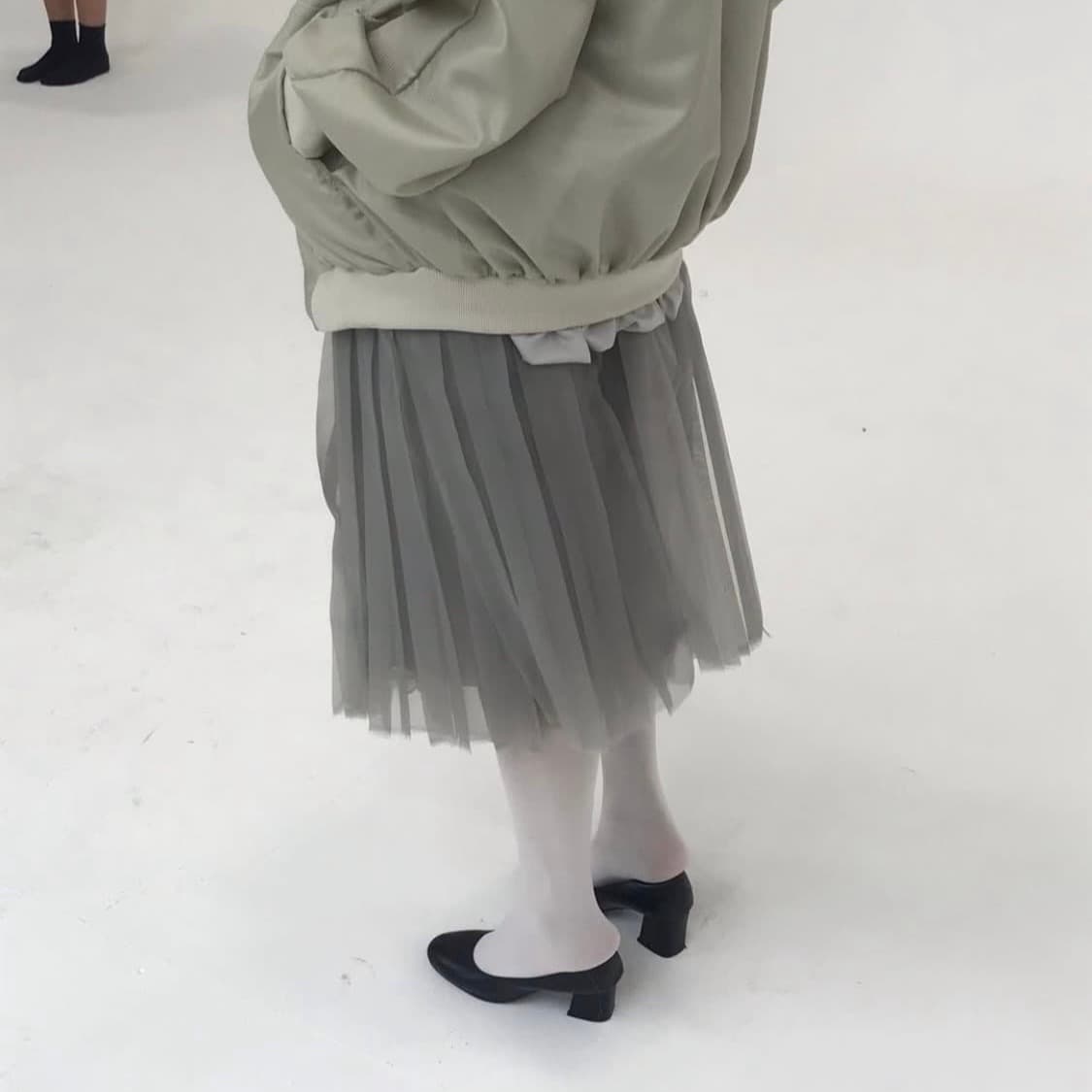 Eonts fog shasha skirt black 2 상품이미지5