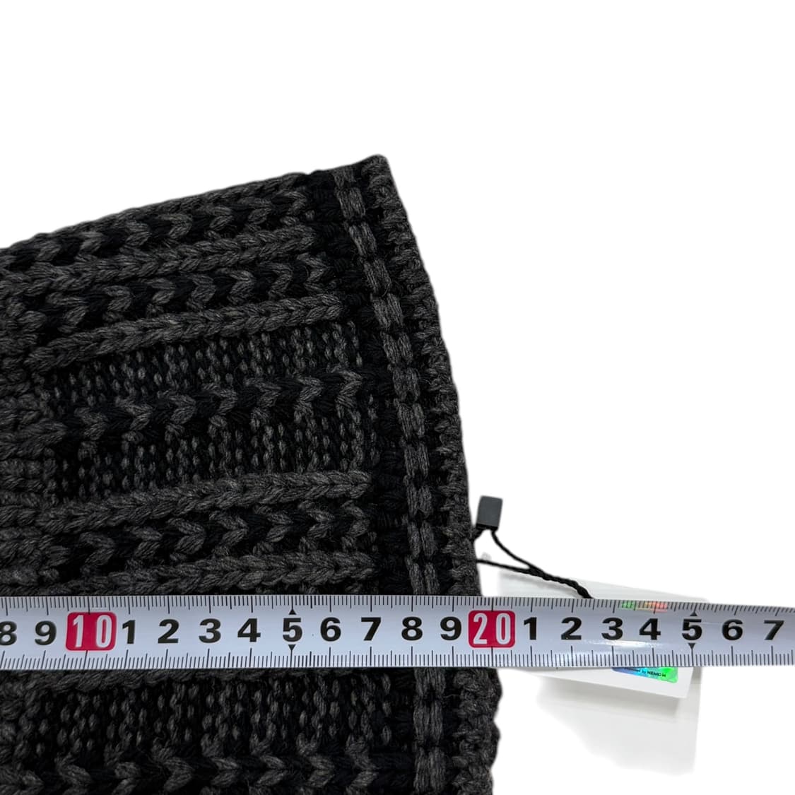 로우클래식 자카드 니트 비니 모자 차콜 상품이미지8
