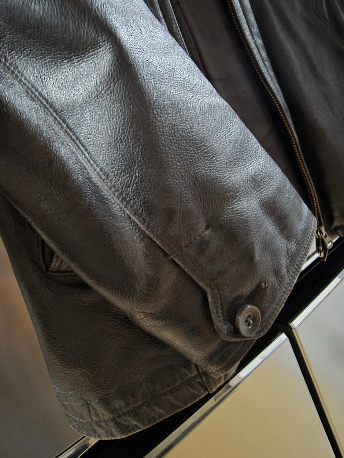 Lukus vintage leather jacket  상품이미지4