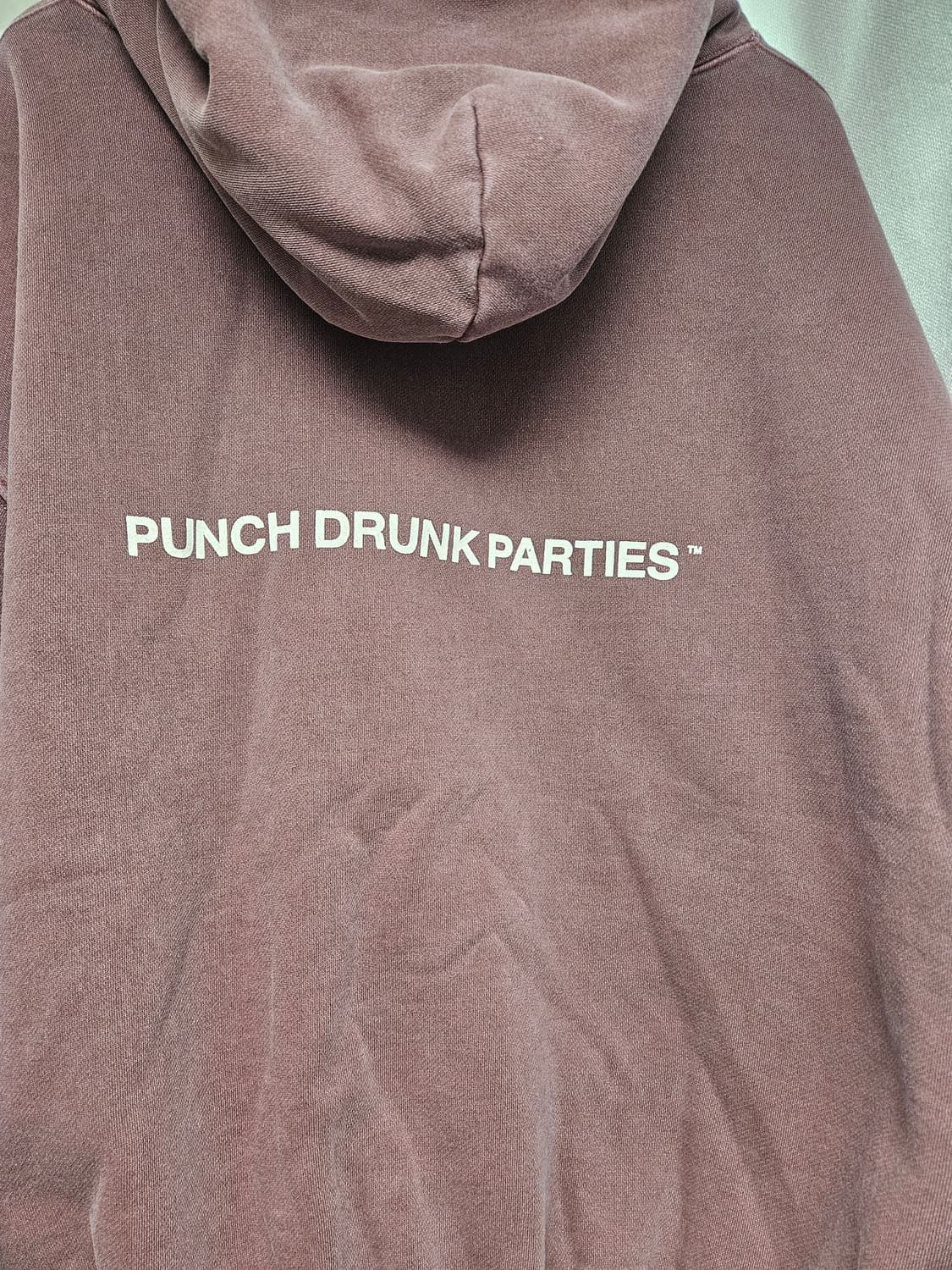 펀치드렁크파티즈 가먼트다잉 후드 2사이즈  상품이미지3