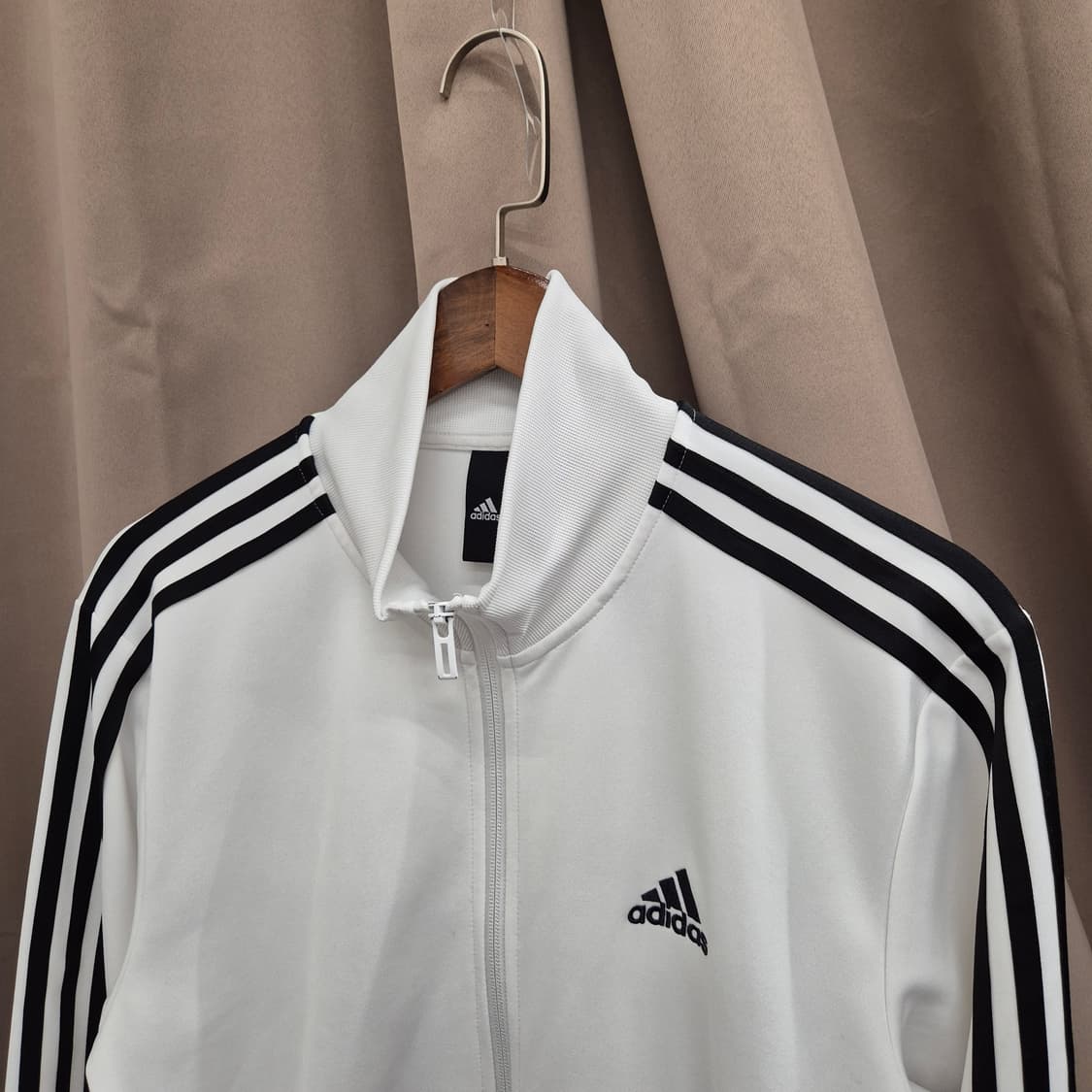 아디다스 3S 우븐 흰검 트랙탑 M 상품이미지2