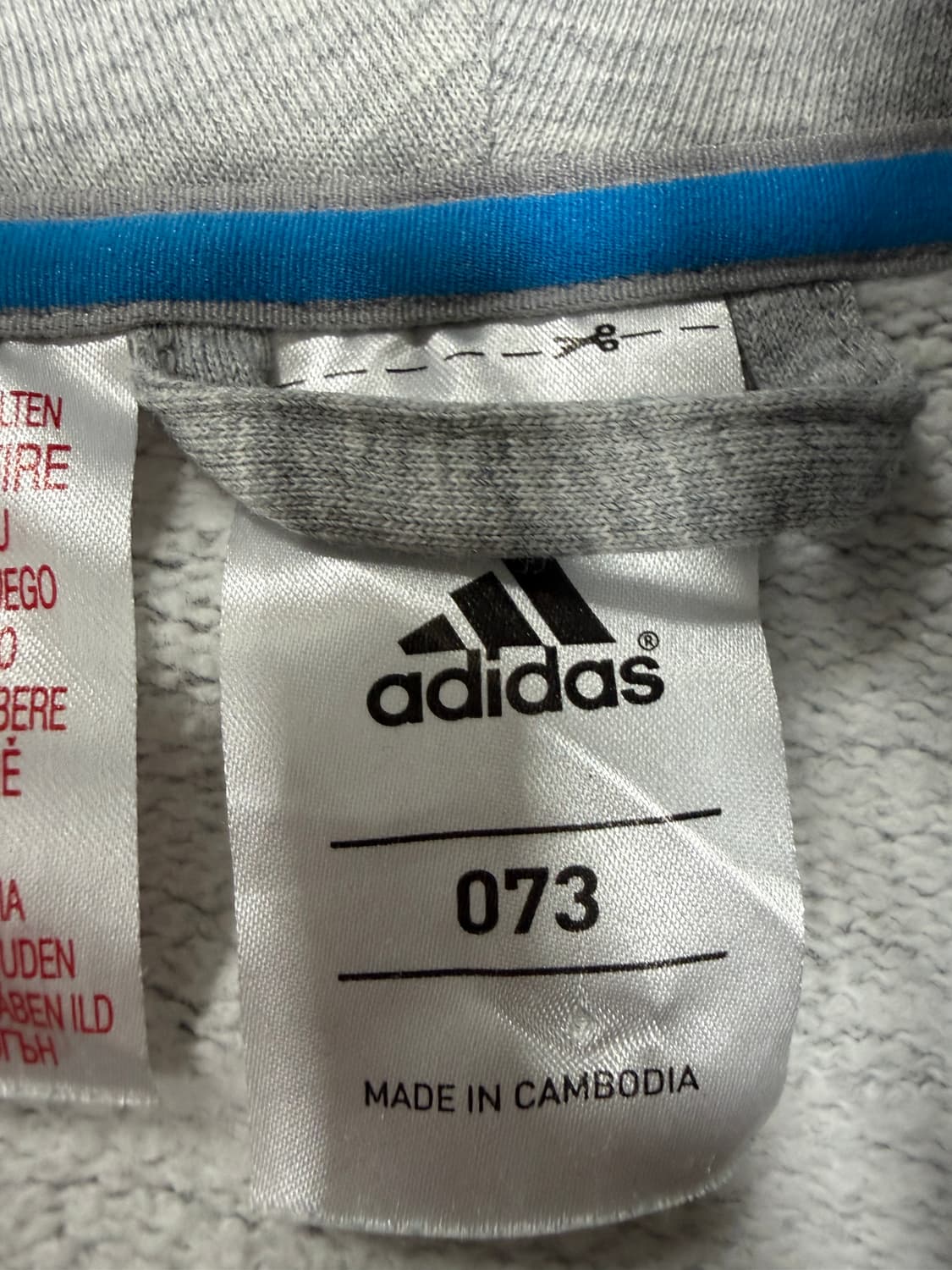 아디다스 그레이 후드집업 s 상품이미지3