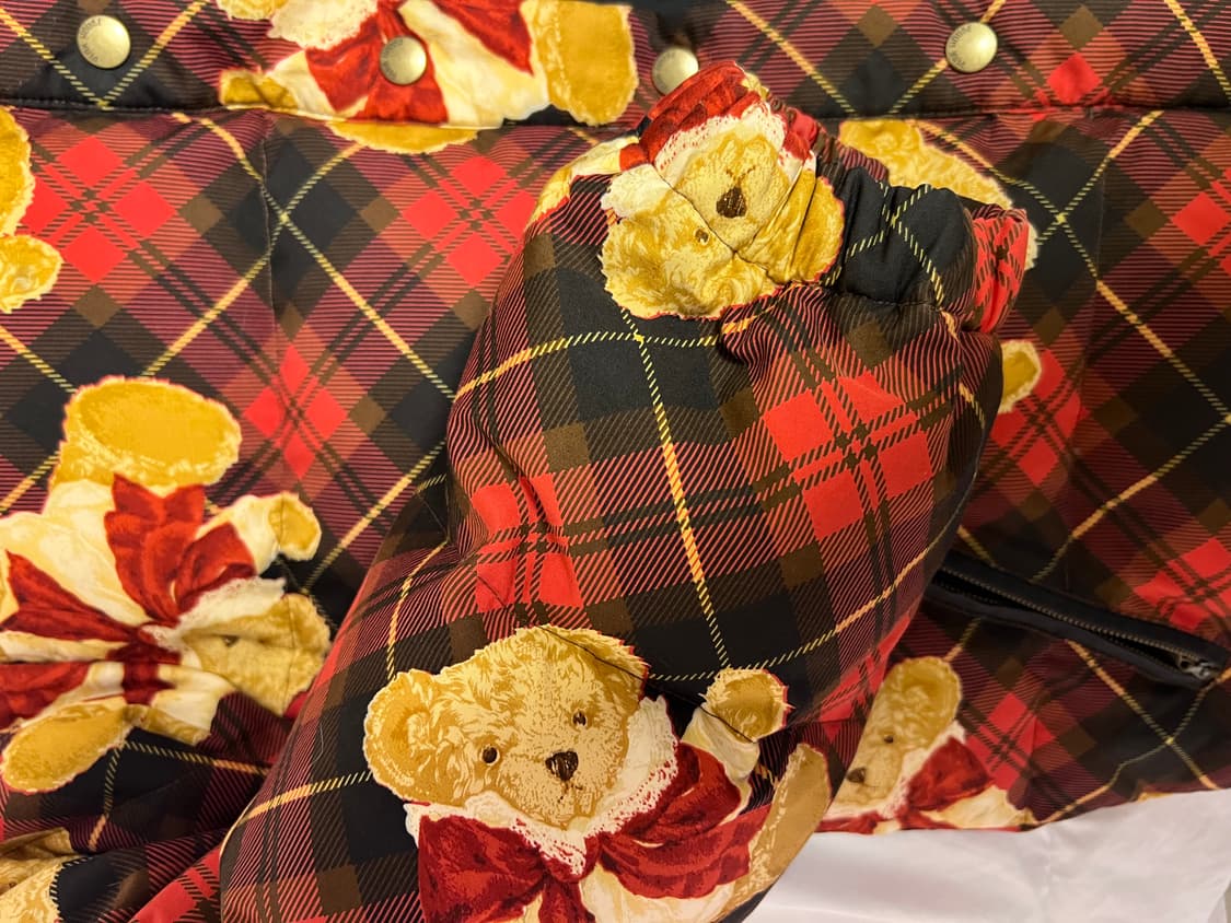 핑크하우스 레드 테디베어 패딩 다운 상품이미지6