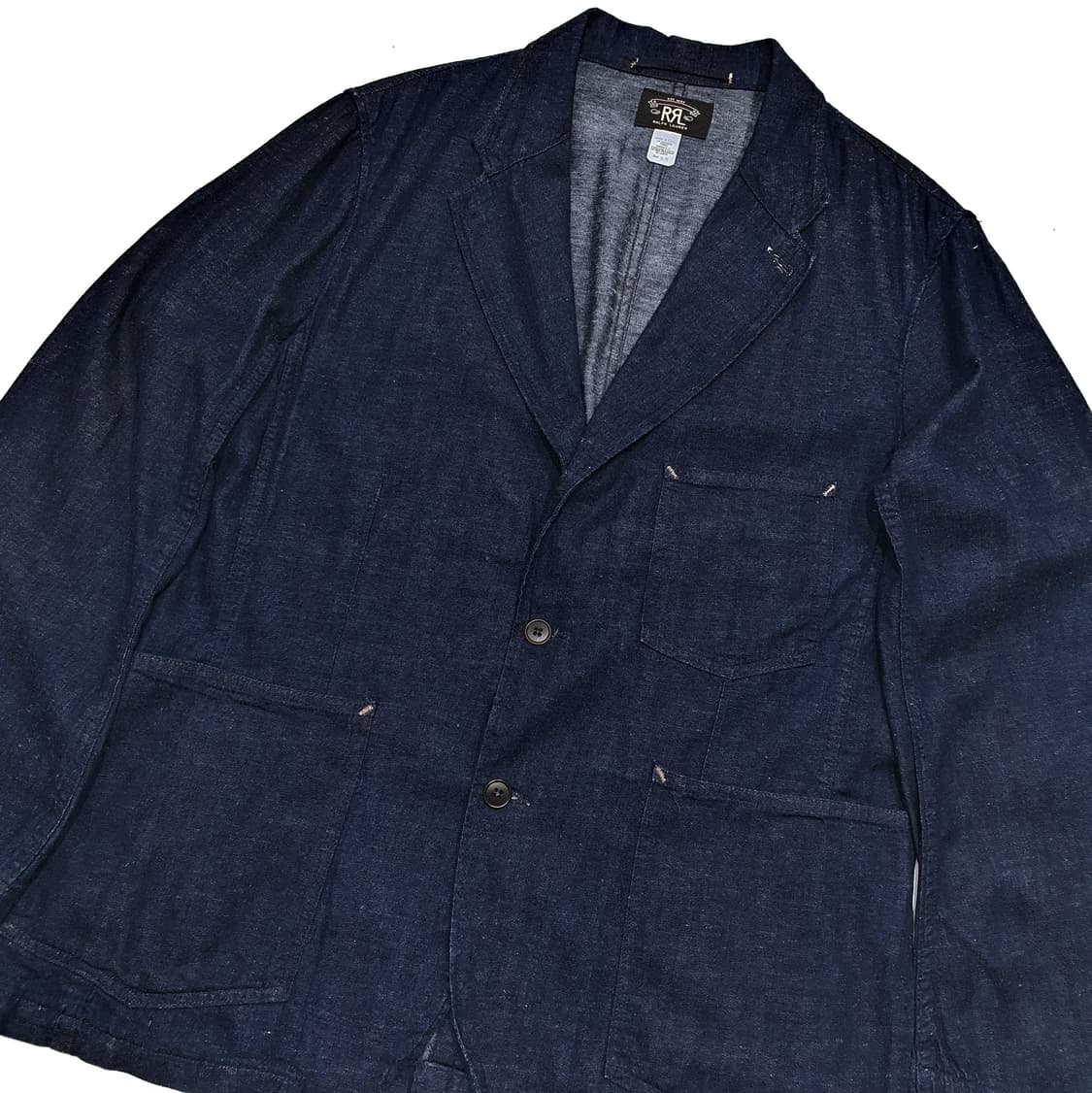 rrl 리넨코튼 스포츠코트 인디고데님 컬러 XL (105~110) 상품이미지3