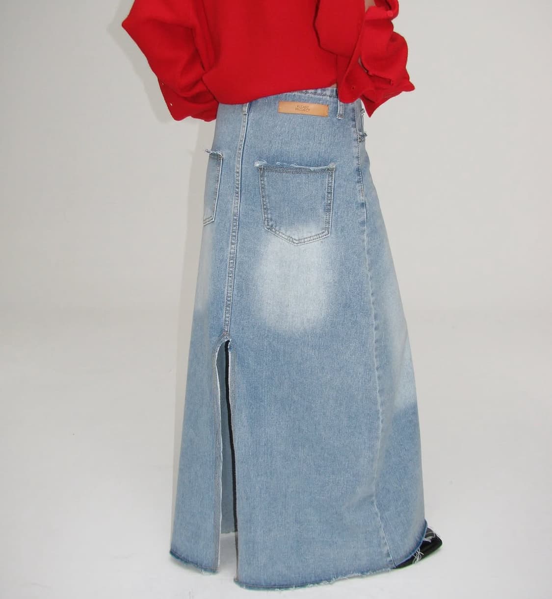 plzproject 데님스커트 1 상품이미지2