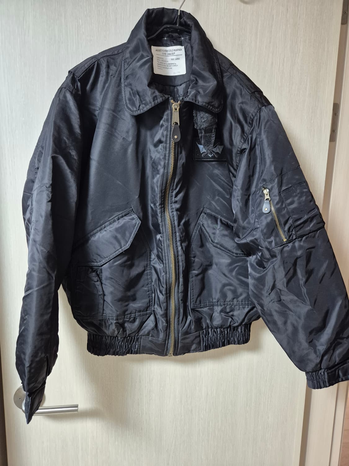 VTG 빈티지 미공군 복각 ma-1 플라이트 자켓 라지 상품이미지1