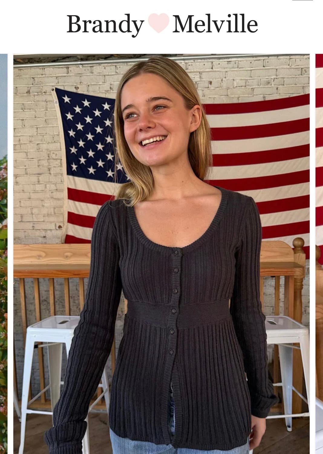 브랜디멜빌 nikki sweater (차콜) 상품이미지1